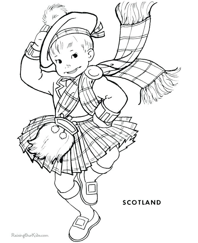 Girl Leprechaun Coloring Pages