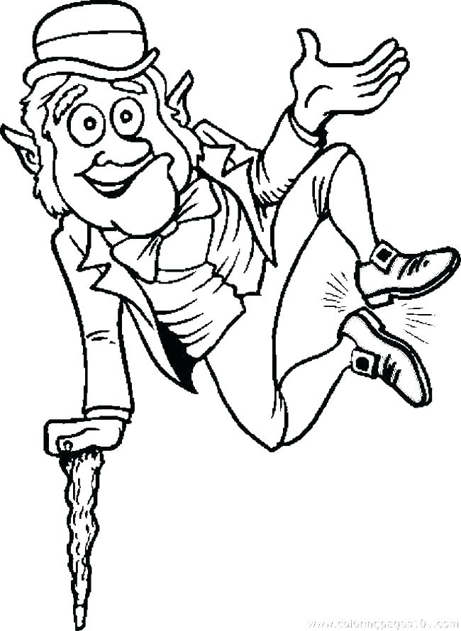 650x890 Cute Girl Leprechaun Coloring Pages Hello Kitty Pictures To Print