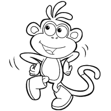 230x230 Top 25 Free Printable Monkey Coloring Pages For Kids