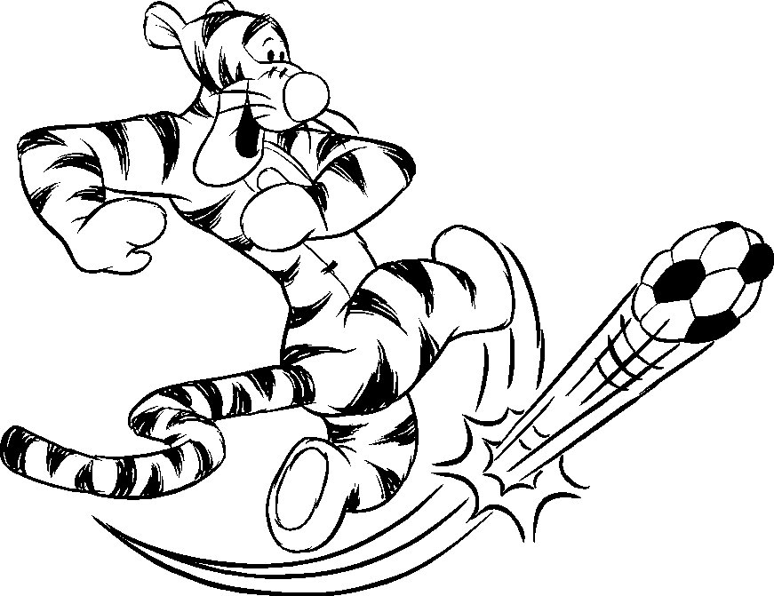 871x671 Soccer Coloring Pages