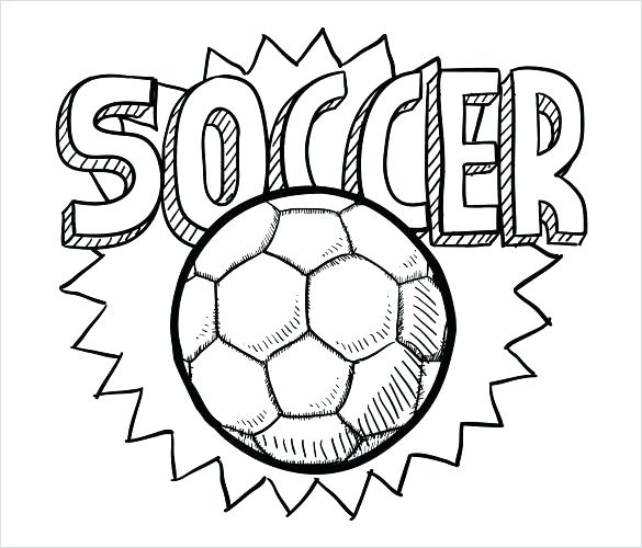 585x500 Soccer Players Coloring Pages Printable Football Player Coloring