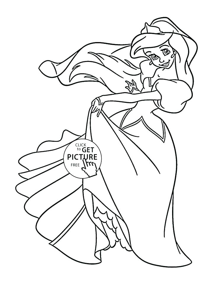 736x952 Coloring Pages Princess Dancing Coloring Page For Kids Coloring