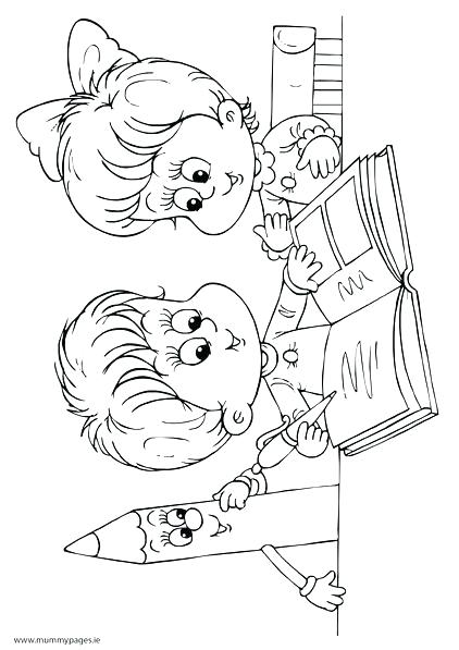 422x597 Reading Coloring Pages Reading Coloring Page Download Girl Reading