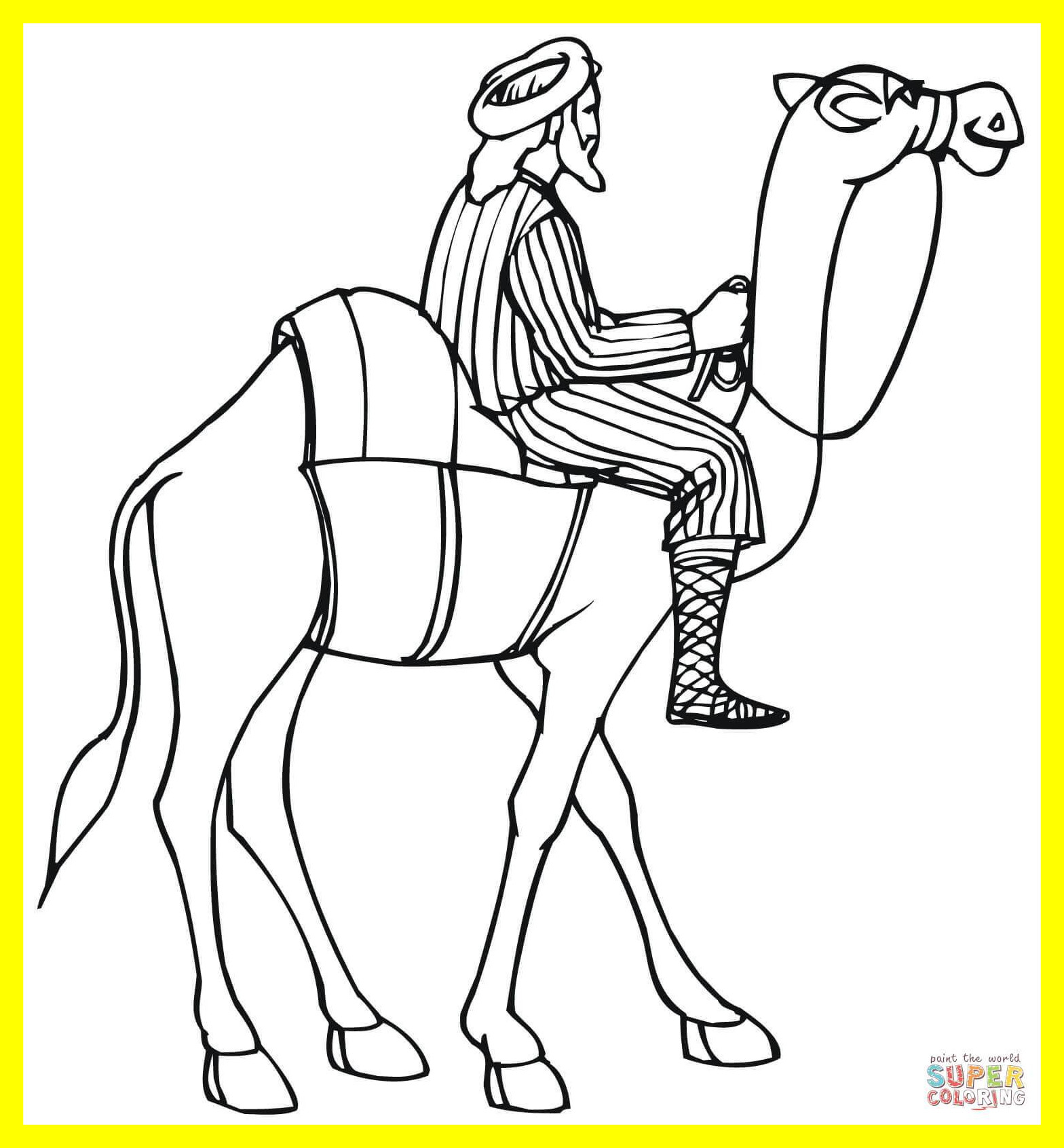 1568x1692 Amazing Riding A Camel Coloring Page Printable For Girl Horse