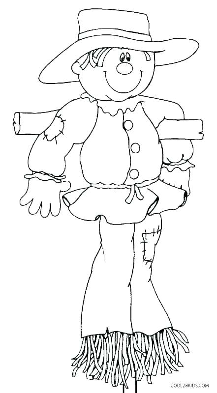 441x800 Scarecrow Coloring Pages Girl Sheets Halloween Jetpackjoyride.co