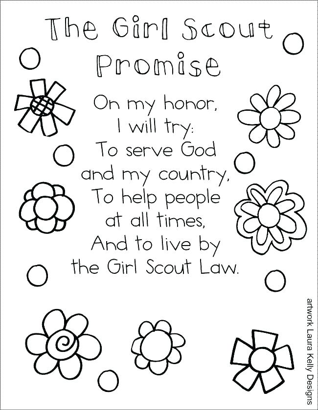 650x840 Coloring Pages For Girl Scouts Daisy Girl Scout Uniform Colouring