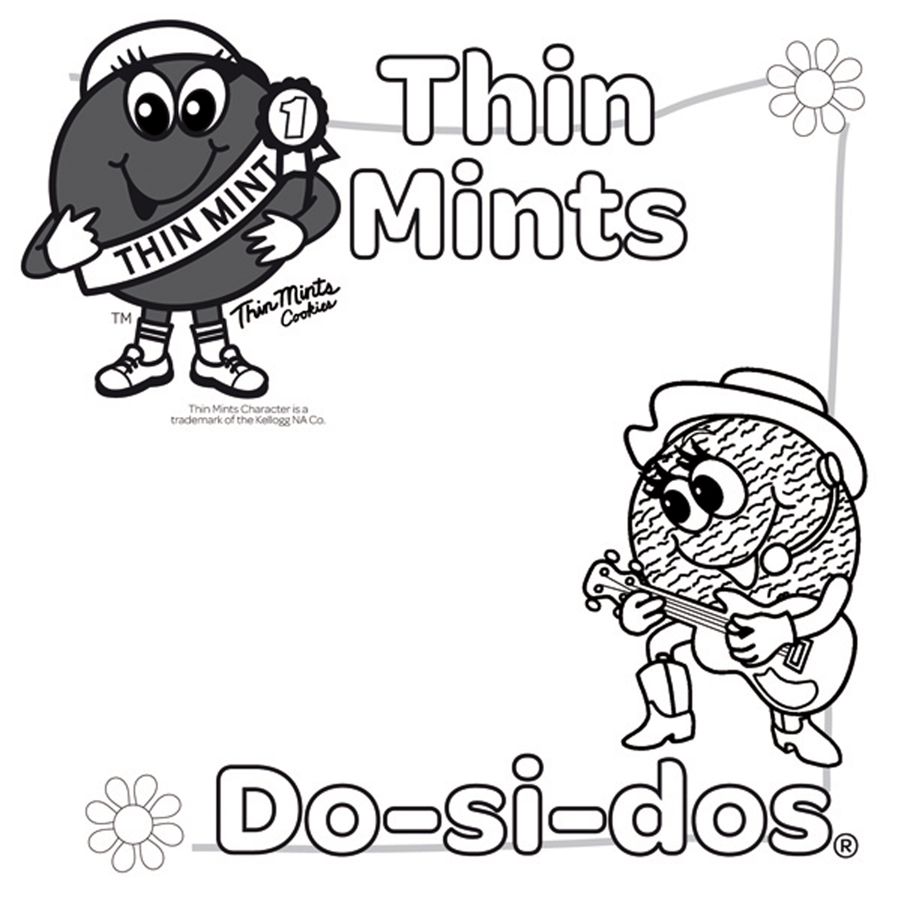1800x1800 Emerging Daisy Girl Scout Law Coloring Pages Welcome Signs