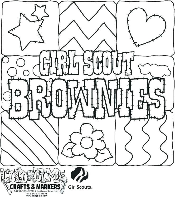 736x827 Girl Scout Coloring Page Boy Scout Coloring Pages Girl Scout Law