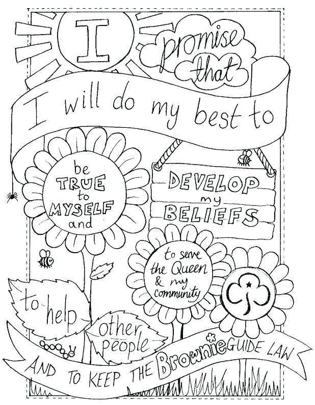 618x795 Girl Scout Daisy Coloring Pages Coloring Pages For Girl Scouts