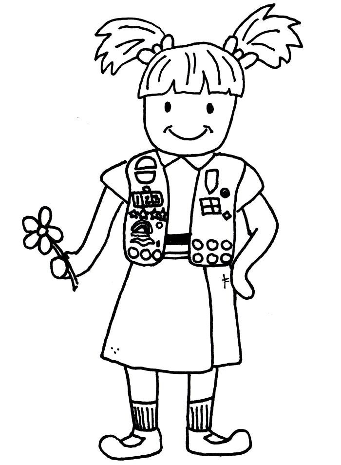 700x954 Girl Scout Coloring Pages For Daisies 2