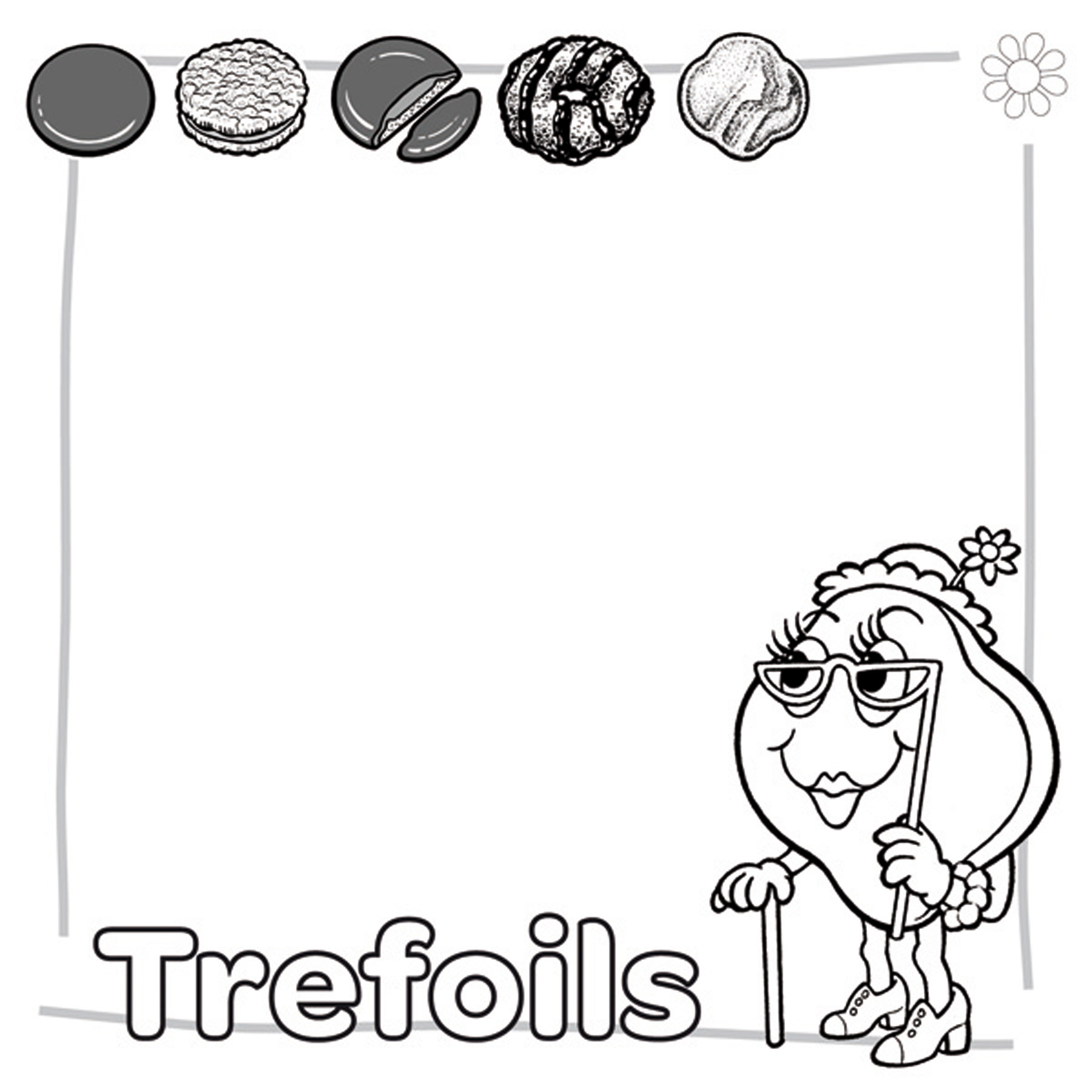 1800x1800 Girl Scout Cookie Coloring Pages Little Brownie Bakers Has