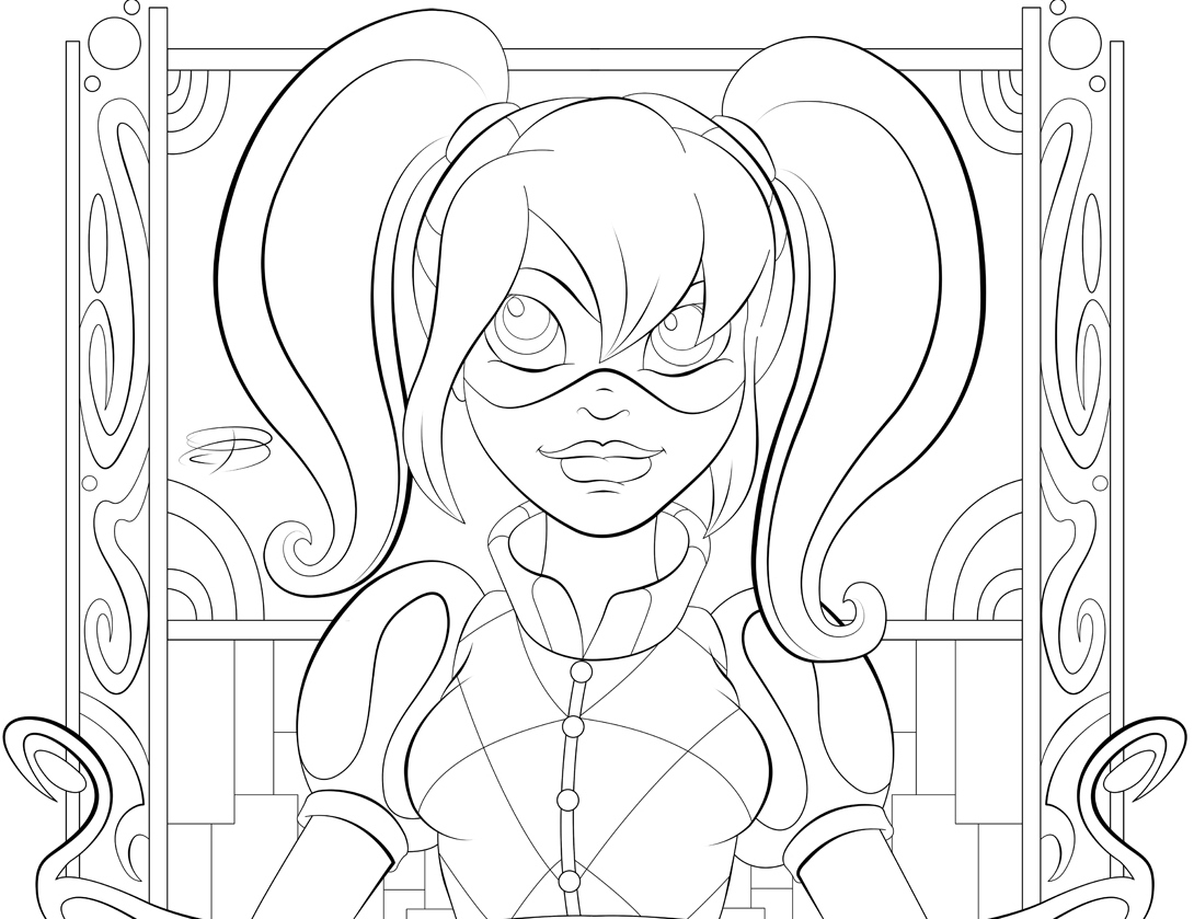 1090x839 Girl Superhero Coloring Page Dc Super Hero Girls Pages Brilliant