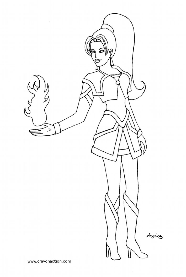 709x1056 Female Superhero Coloring Pages Printable