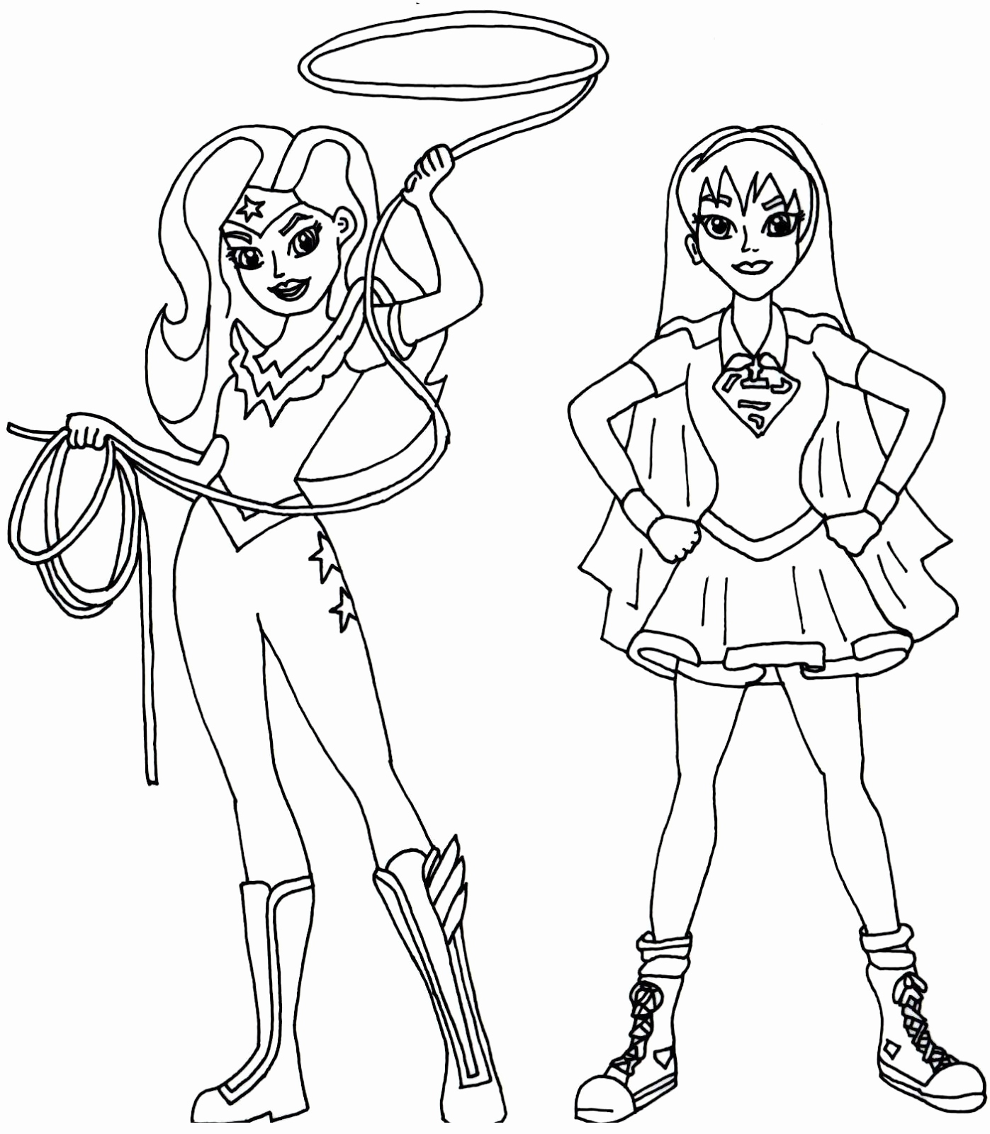 1397x1600 Free Superhero Coloring Sheets Fresh Attractive Dc Superhero Girls