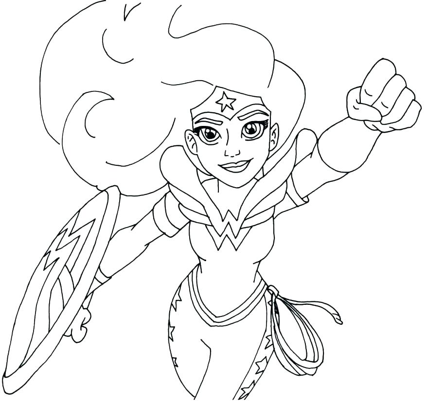 878x831 Superhero Coloring Pages Free Girl Superhero Coloring Pages Free
