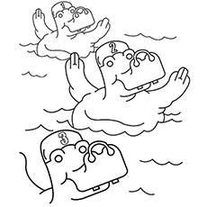 230x230 Top 10 Free Printable Swimming Coloring Pages Online
