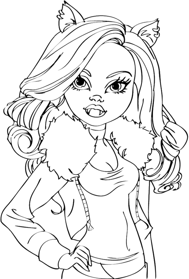 650x958 Chibi Monster High Coloring Pages Download And Print For Free