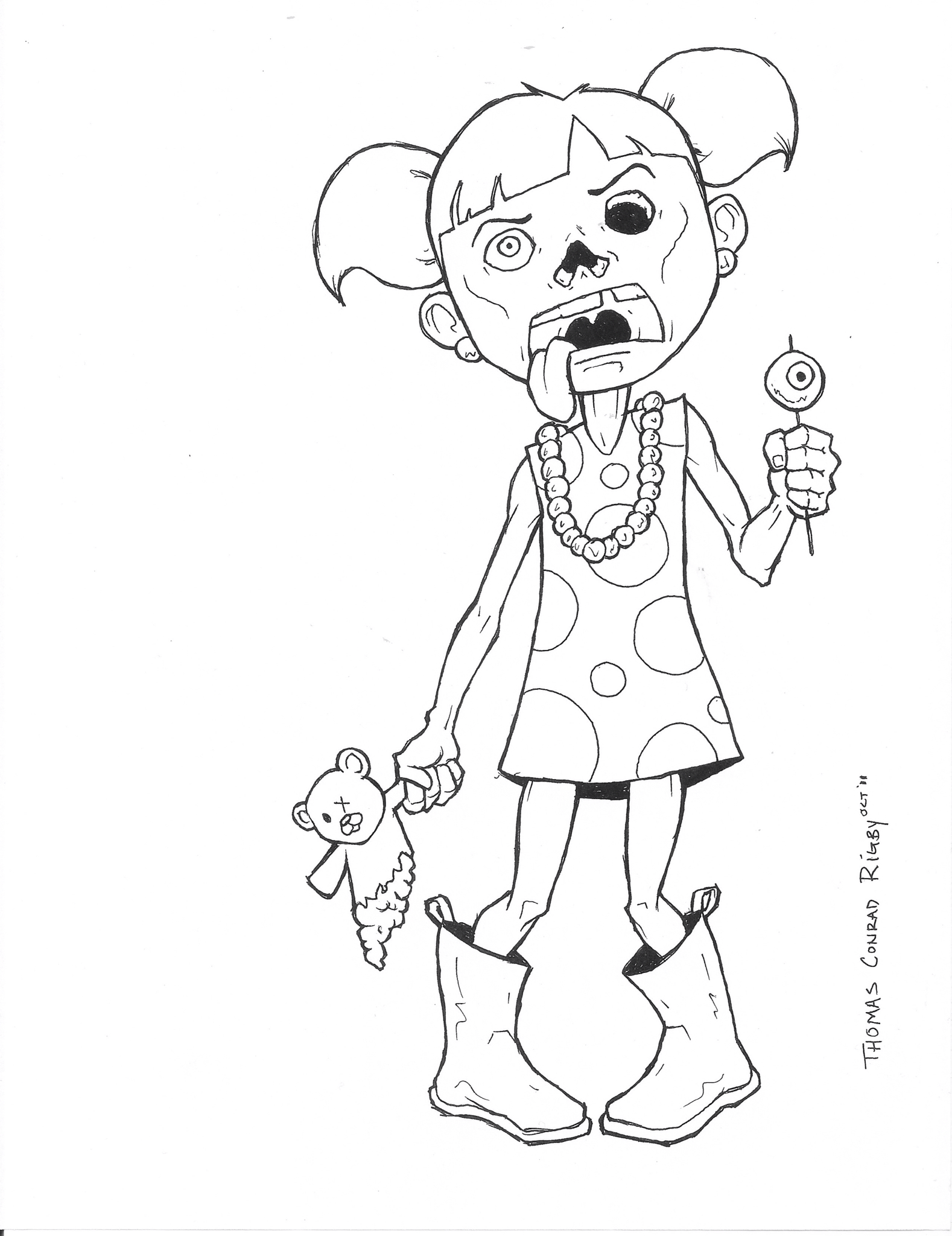 1578x2048 Inspiration Cute Zombie Coloring Pages