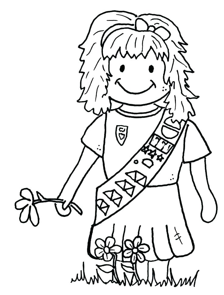 736x971 Printable Girl Scout Cookie Coloring Pages Cookie Coloring Pages
