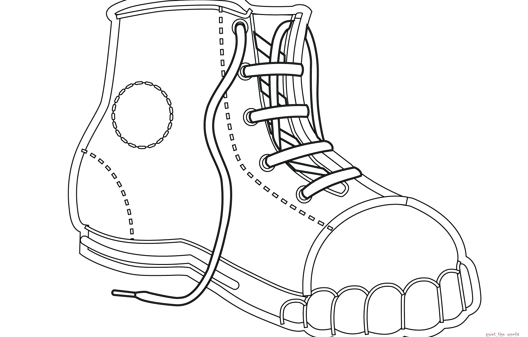 1690x1080 Realistic Basketball Jordan Shoe Coloring Pages Now Color Free