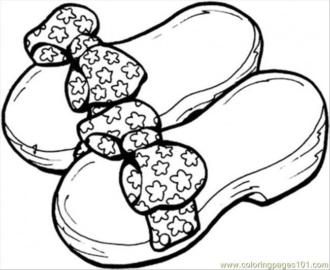 650x532 Free Printable Coloring Image Shoes For Little Princess !my