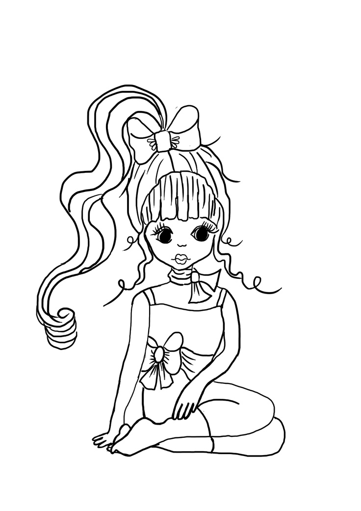 736x1041 Amazing Design Ideas Girly Coloring Pages Printable For Adults