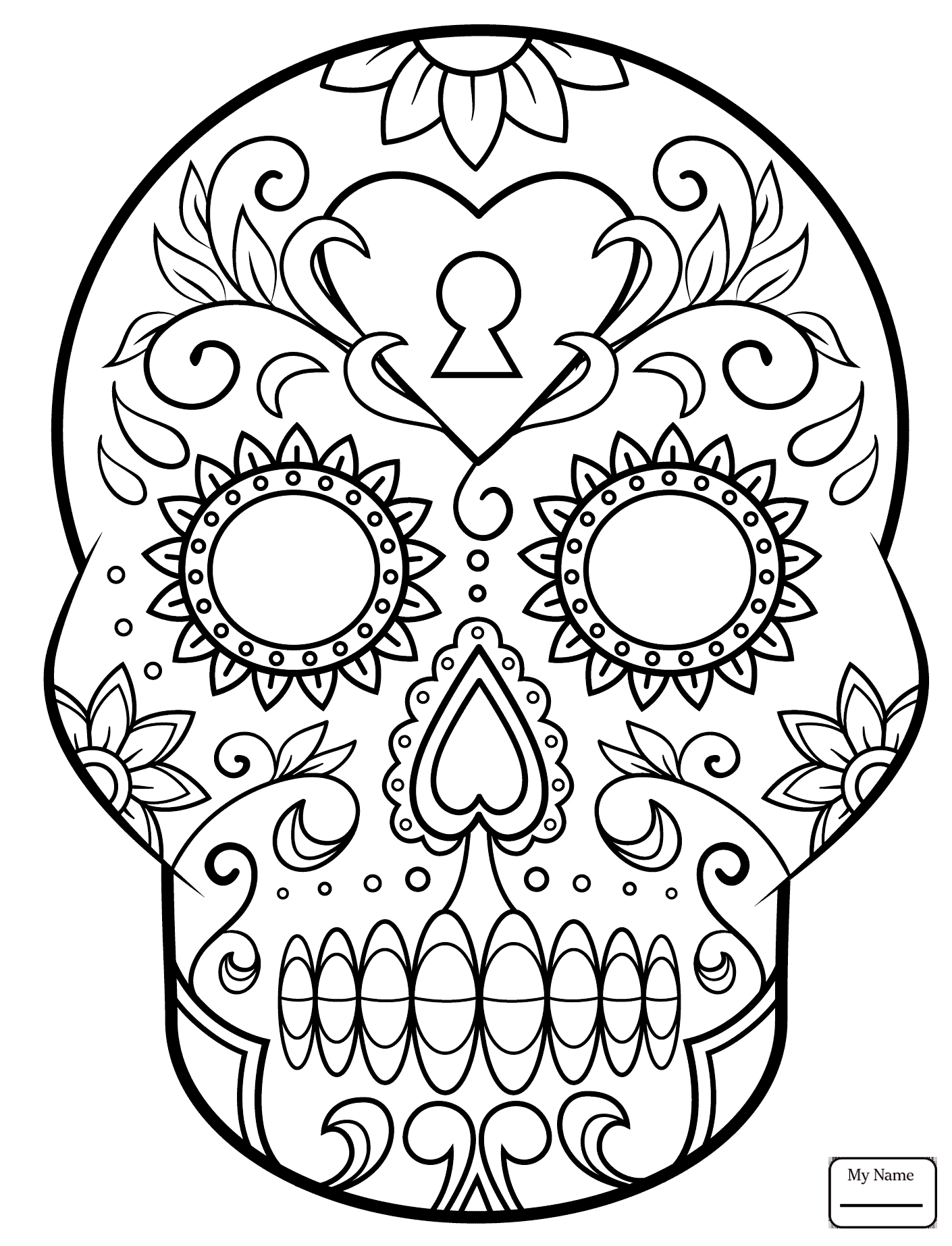 1410x1845 Day Of The Dead Girl Skull Holidays Day Of The Dead Coloring Pages
