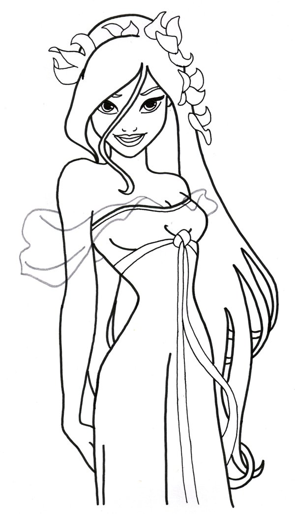 600x1044 Wonderfull Giselle By Hellenielsen82 On Coloring