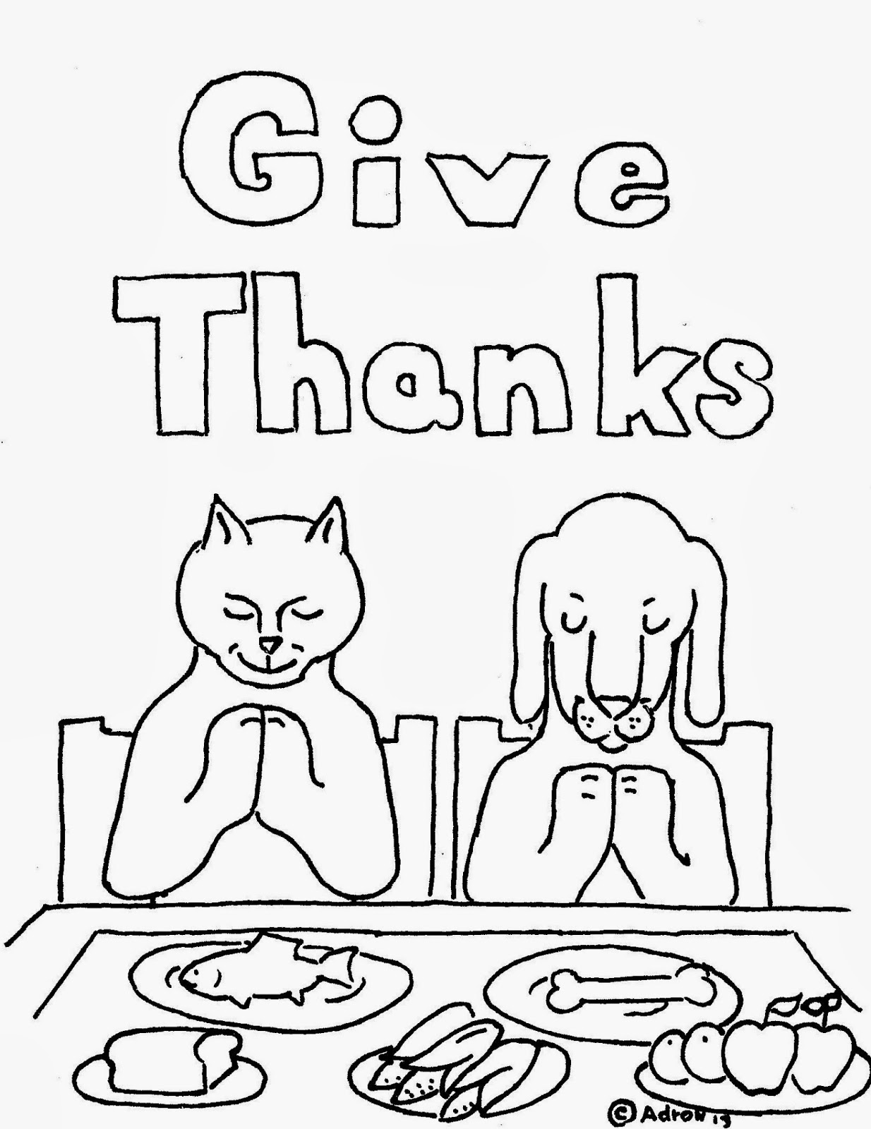 1234x1600 Coloring Pages For Kids By Mr. Adron Animals Give Thanks Coloring