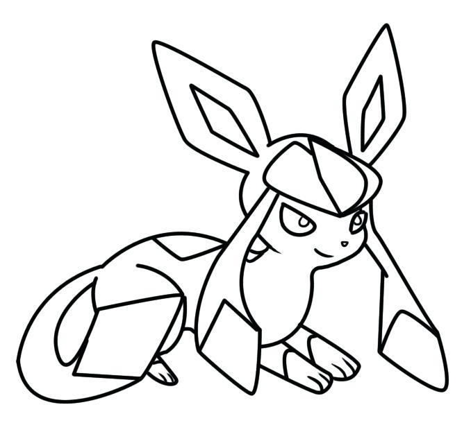 678x623 Glaceon Coloring Pages Coloring Page 2 By White Glaceon Coloring