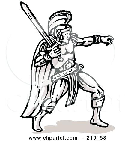 Gladiator Coloring Page