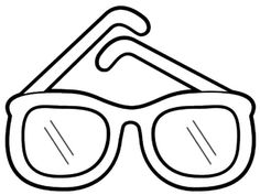 236x177 Free Coloring Pages Of Star Glasses Template Happy Sunglasses