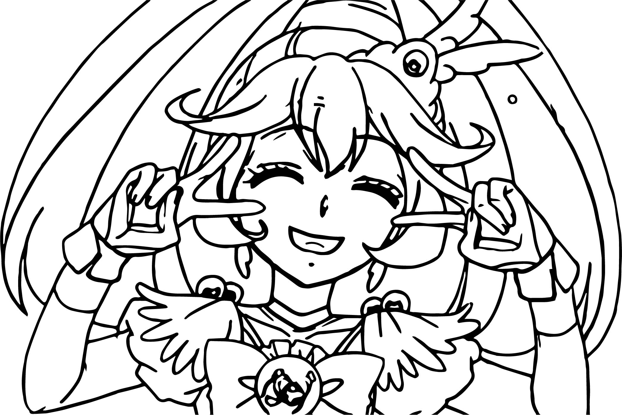 2092x1398 Little Candy Glitter Force Coloring Page To Print