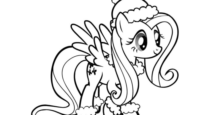735x400 Coloring Pages Of Fluttershy Global Coloring Coloring Page