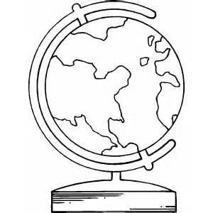 300x300 Globe Coloring Pages