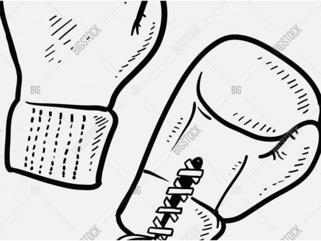 640x480 Boxing Gloves Coloring Pages Pics Boxing Gloves Drawing