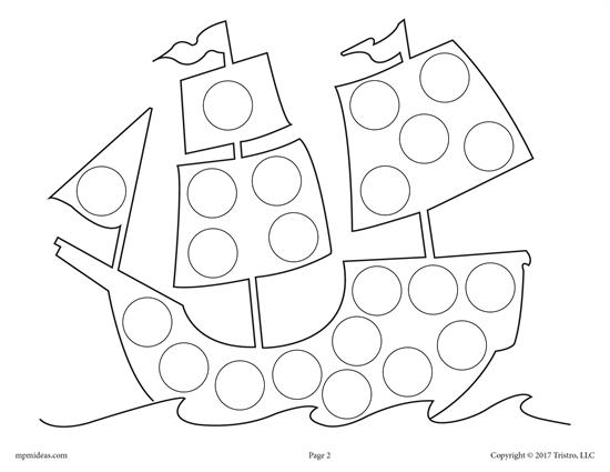 550x425 Free Thanksgiving Do A Dot Printables And Dot Art Painting