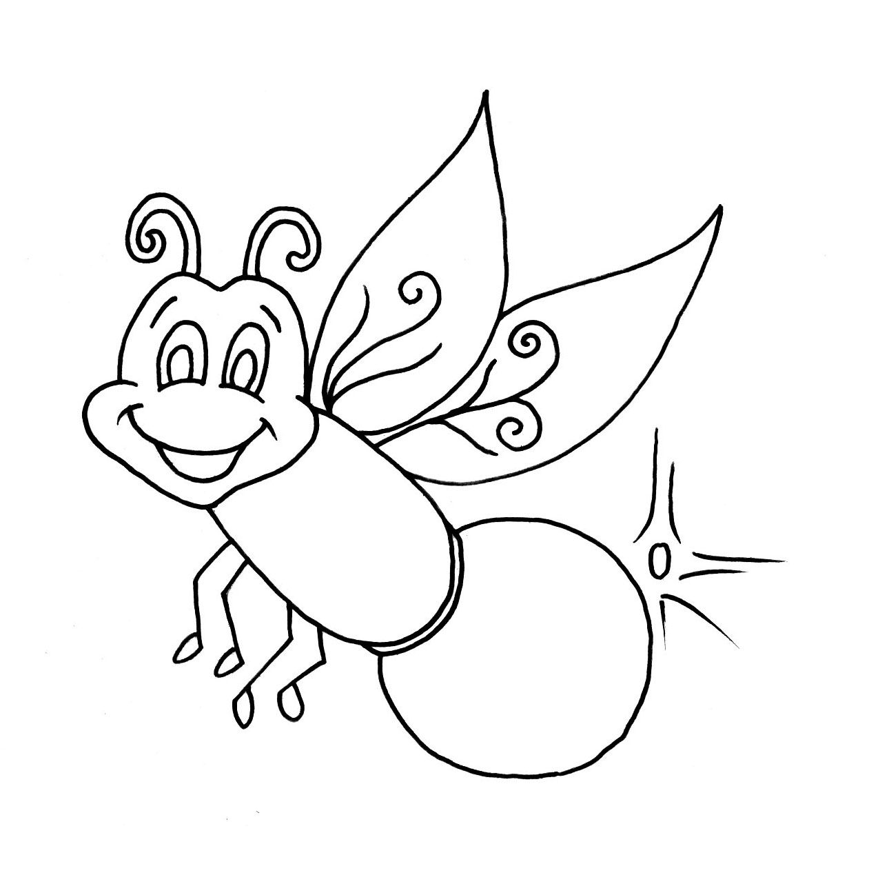 1261x1282 Fireflies Coloring Page Counseling Tools Wordpress