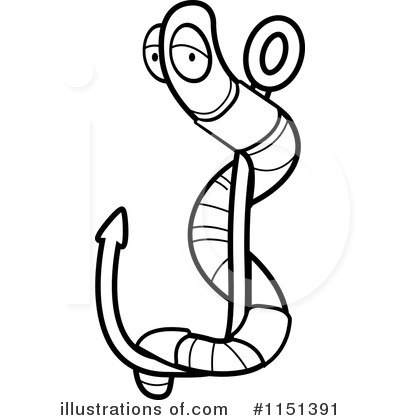 400x420 Fishing Hook Worm Clipart