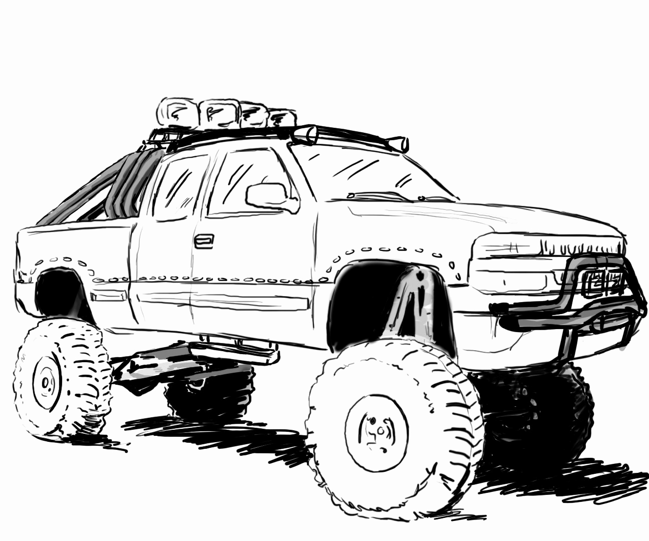 1296x1080 Chevy Coloring Pages Leversetdujourfo Gmc Truck Coloring Pages