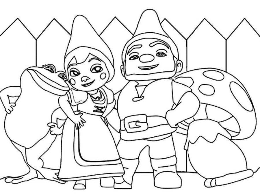 900x675 Coloring Pages Gnomeo Amp Juliet, Printable For Kids Amp Adults, Free