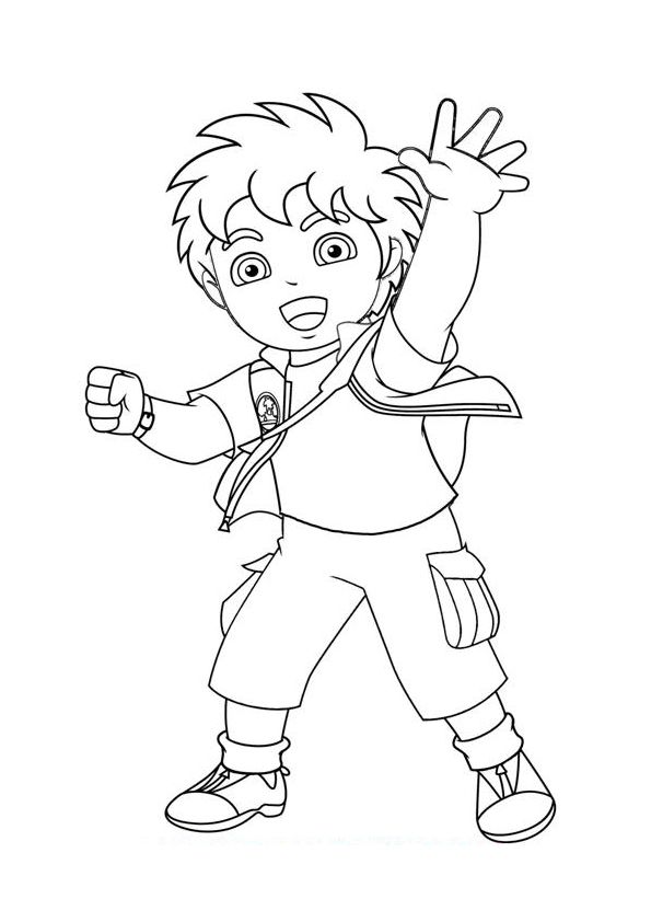 Go Diego Go Coloring Pages