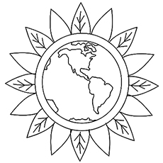 230x230 Top 15 Free Printable Earth Coloring Pages Online