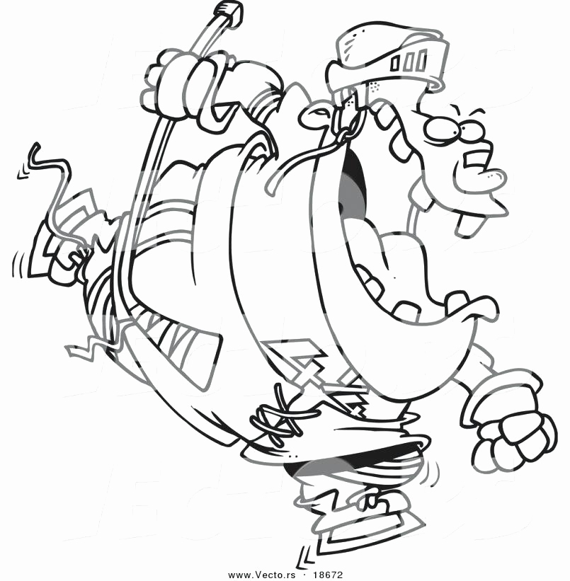 Goalie Coloring Pages