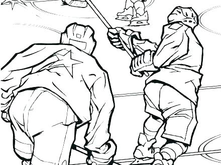440x330 Hockey Coloring Pages Nhl Coloring Pages Logo Coloring Pages