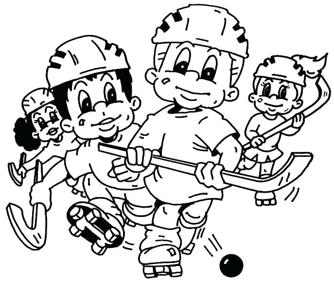 687x579 Nhl Coloring Pages Entertaining Hockey Coloring Pages Print Medium
