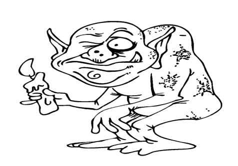 476x333 Goblin Coloring Pages Page Image Clipart Images
