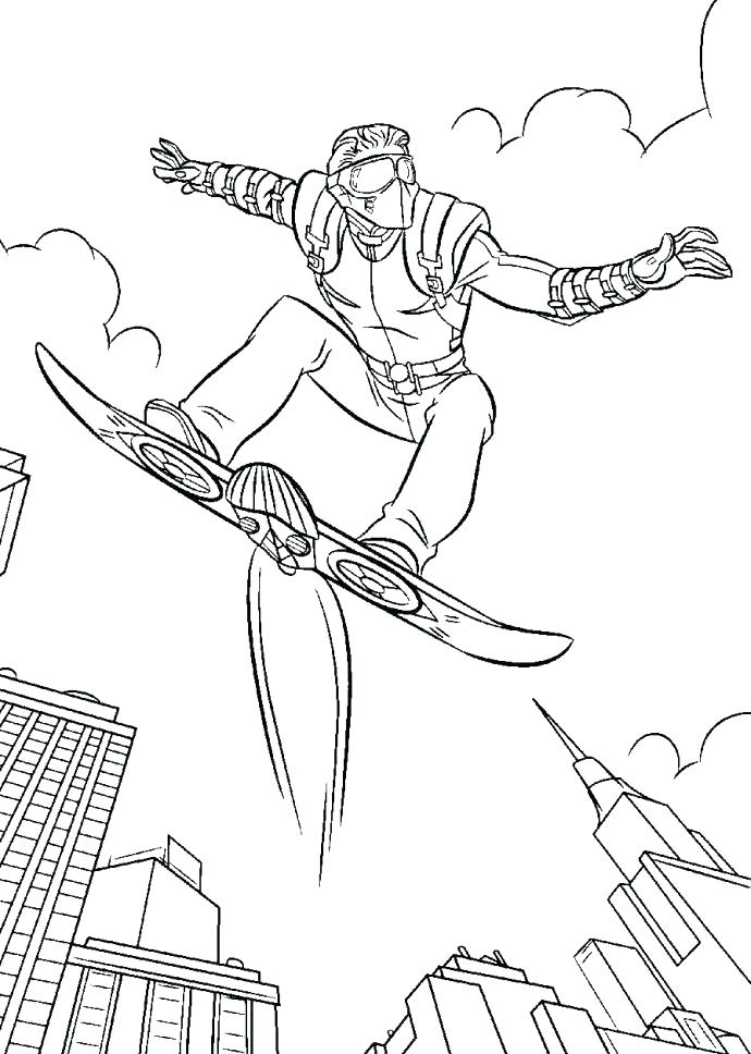 690x968 Green Goblin Coloring Page Green Coloring Pages Green Lantern Logo