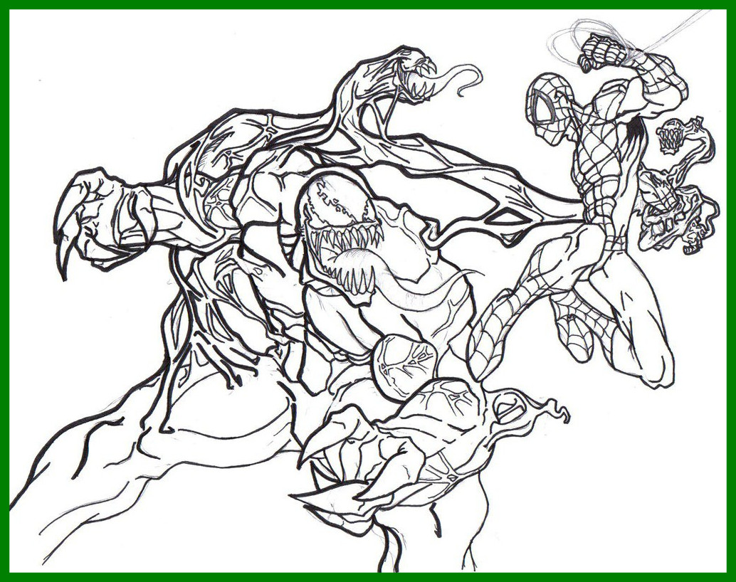 1034x818 The Best Coloring Of Spiderman And Green Goblin Pics Pict