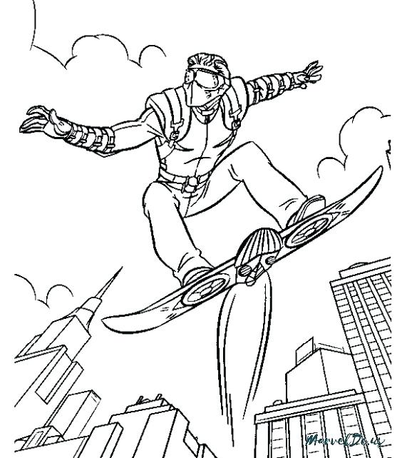 557x642 Ultimate Spider Man Or Coloring Pages Spiderman And Green Goblin